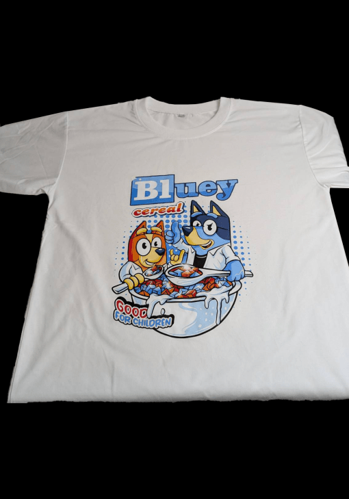 Bluey Cereal Good For Children T Shirt - T Shirt For Family - Best Gift For Family Day