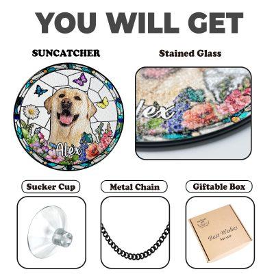 Custom Pet Portrait Stained Glass Suncatcher,Window Hanging,Pet Lover,Thoughtful Sympathy Gift for Dog Cat Lover,Pet Photo,Pet Memorial Custom Pet Portrait Stained Glass Suncatcher,Window Hanging,Pet Lover,Thoughtful Sympathy Gift for Dog Cat Lover,Pet Photo,Pet Memorial