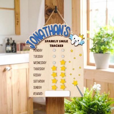 Tooth Brushing Chart for Kids, Day and Night Brushing Habits, Kids Hygiene Chart, Tooth Care, Instant Reward Chart, Sparkly Smile Tracker Tooth Brushing Chart for Kids, Day and Night Brushing Habits, Kids Hygiene Chart, Tooth Care, Instant Reward Chart, Sparkly Smile Tracker