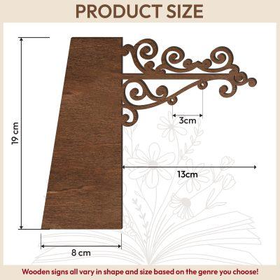 Personalised Thriller Book Tavern Sign, Custom Library Divider, BookTok Gift, Book Genre Organiser, Book Lover Decor, Adventure Book Gift Personalised Thriller Book Tavern Sign, Custom Library Divider, BookTok Gift, Book Genre Organiser, Book Lover Decor, Adventure Book Gift