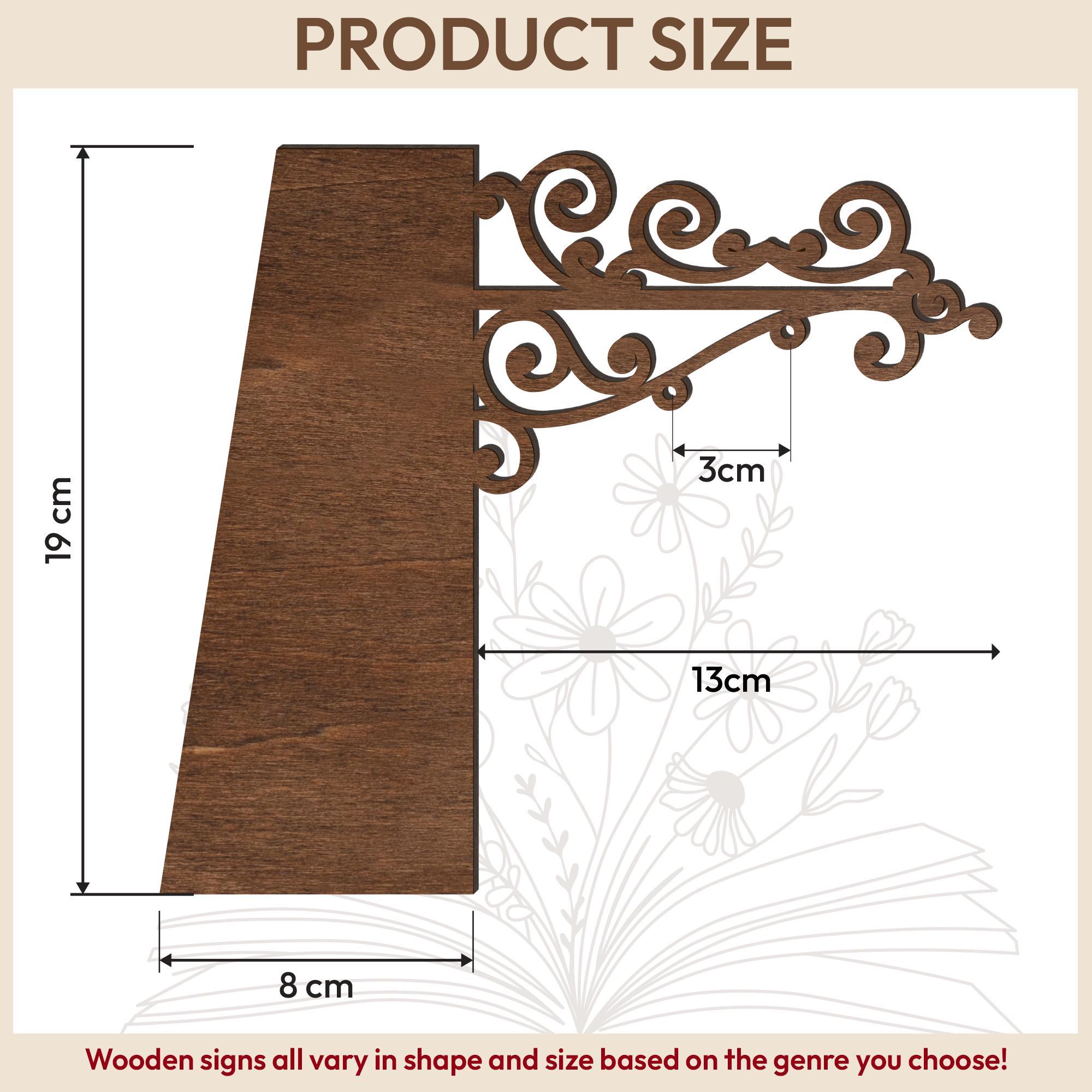 Personalised Thriller Book Tavern Sign, Custom Library Divider, BookTok Gift, Book Genre Organiser, Book Lover Decor, Adventure Book Gift Personalised Thriller Book Tavern Sign, Custom Library Divider, BookTok Gift, Book Genre Organiser, Book Lover Decor, Adventure Book Gift