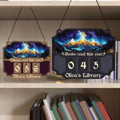 Personalized Books Read Tracker Wooden, Night Court Books Tracker, Books Read This Year, Gift for Readers, Book Lovers Gift, r, Home Decor Personalized Books Read Tracker Wooden, Night Court Books Tracker, Books Read This Year, Gift for Readers, Book Lovers Gift, r, Home Decor