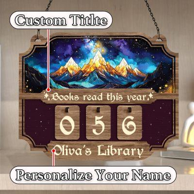 Personalized Books Read Tracker Wooden, Night Court Books Tracker, Books Read This Year, Gift for Readers, Book Lovers Gift, r, Home Decor Personalized Books Read Tracker Wooden, Night Court Books Tracker, Books Read This Year, Gift for Readers, Book Lovers Gift, r, Home Decor