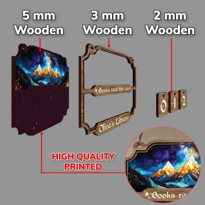 Personalized Books Read Tracker Wooden, Night Court Books Tracker, Books Read This Year, Gift for Readers, Book Lovers Gift, r, Home Decor Personalized Books Read Tracker Wooden, Night Court Books Tracker, Books Read This Year, Gift for Readers, Book Lovers Gift, r, Home Decor