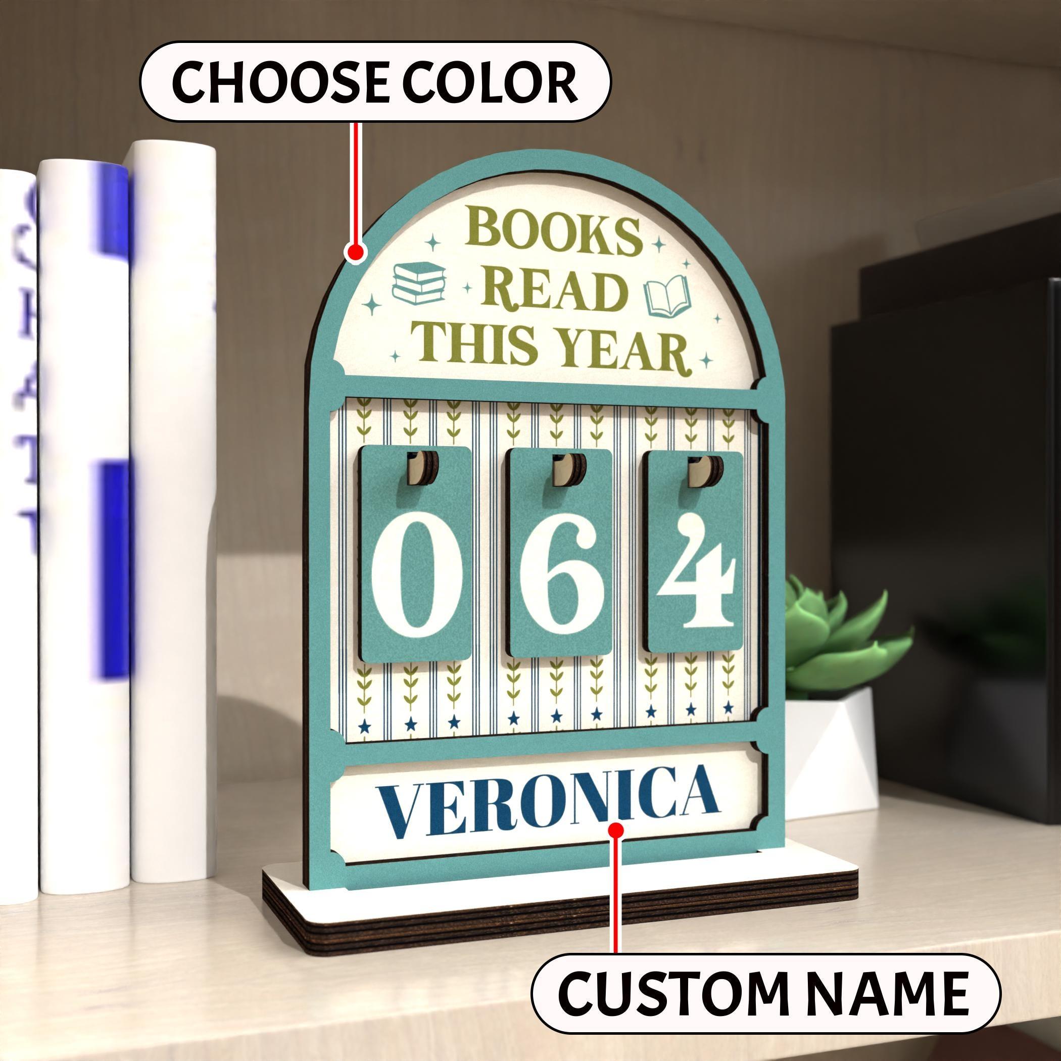 Personalized Books Read Tracker,Books Read This Year Counter,Book Tracker,Bookshelf Decor,Book End,Reader Gift,Book Lover,Gift,Bookish Gift Personalized Books Read Tracker,Books Read This Year Counter,Book Tracker,Bookshelf Decor,Book End,Reader Gift,Book Lover,Gift,Bookish Gift