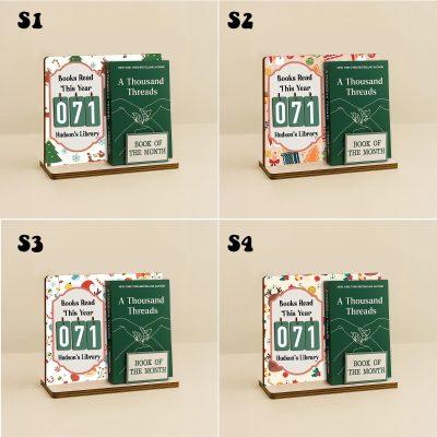 Personalized Book Holder, Books Read This Year Counter, TBR, Gift for Readers, Book Lover Gift, Bookshelf Decor, Gift For Book Club Member Personalized Book Holder, Books Read This Year Counter, TBR, Gift for Readers, Book Lover Gift, Bookshelf Decor, Gift For Book Club Member