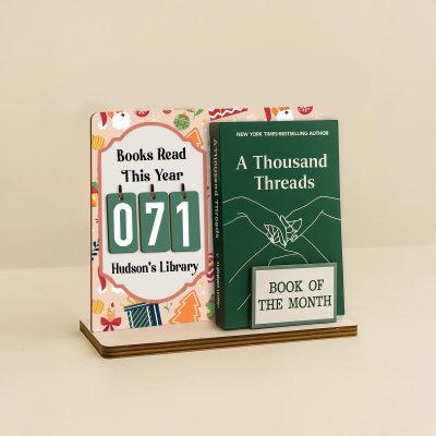 Personalized Book Holder, Books Read This Year Counter, TBR, Gift for Readers, Book Lover Gift, Bookshelf Decor, Gift For Book Club Member Personalized Book Holder, Books Read This Year Counter, TBR, Gift for Readers, Book Lover Gift, Bookshelf Decor, Gift For Book Club Member