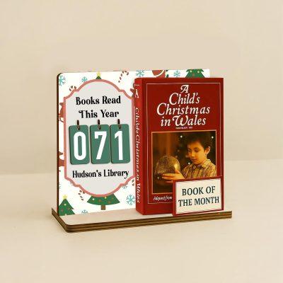 Personalized Book Holder, Books Read This Year Counter, TBR, Gift for Readers, Book Lover Gift, Bookshelf Decor, Gift For Book Club Member Personalized Book Holder, Books Read This Year Counter, TBR, Gift for Readers, Book Lover Gift, Bookshelf Decor, Gift For Book Club Member