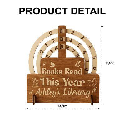 Personalized Books Read Tracker - Books Read This Year, Book Lovers Decor Gift, Birthday Gift for Book Lover, Bookshelf Counter Personalized Books Read Tracker - Books Read This Year, Book Lovers Decor Gift, Birthday Gift for Book Lover, Bookshelf Counter