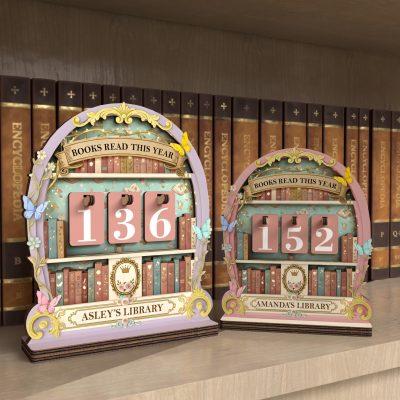 Personalized Vintage Book Read Tracker, Book Lover Gift, Reading Tracker, Library Decor, Books Read This Year Counter, Reading Lover Gift Personalized Vintage Book Read Tracker, Book Lover Gift, Reading Tracker, Library Decor, Books Read This Year Counter, Reading Lover Gift