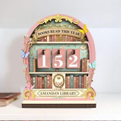 Personalized Vintage Book Read Tracker, Book Lover Gift, Reading Tracker, Library Decor, Books Read This Year Counter, Reading Lover Gift Personalized Vintage Book Read Tracker, Book Lover Gift, Reading Tracker, Library Decor, Books Read This Year Counter, Reading Lover Gift