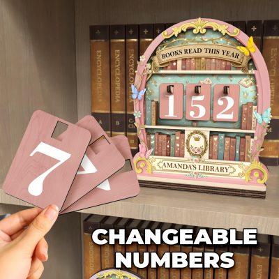 Personalized Vintage Book Read Tracker, Book Lover Gift, Reading Tracker, Library Decor, Books Read This Year Counter, Reading Lover Gift Personalized Vintage Book Read Tracker, Book Lover Gift, Reading Tracker, Library Decor, Books Read This Year Counter, Reading Lover Gift