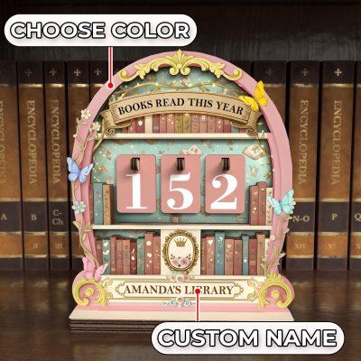 Personalized Vintage Book Read Tracker, Book Lover Gift, Reading Tracker, Library Decor, Books Read This Year Counter, Reading Lover Gift Personalized Vintage Book Read Tracker, Book Lover Gift, Reading Tracker, Library Decor, Books Read This Year Counter, Reading Lover Gift