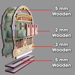 Personalized Vintage Book Read Tracker, Book Lover Gift, Reading Tracker, Library Decor, Books Read This Year Counter, Reading Lover Gift