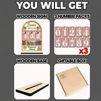 Personalized Vintage Book Read Tracker, Book Lover Gift, Reading Tracker, Library Decor, Books Read This Year Counter, Reading Lover Gift Personalized Vintage Book Read Tracker, Book Lover Gift, Reading Tracker, Library Decor, Books Read This Year Counter, Reading Lover Gift