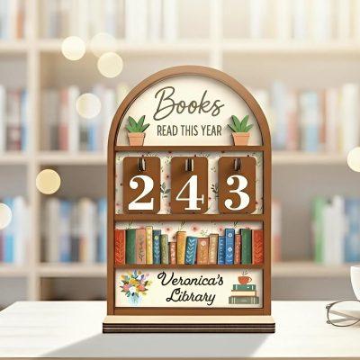Personalized Vintage Book Read Tracker, Book Lover Gift, Reading Tracker, Library Decor, Books Read This Year Counter, Reading Lover Gift Personalized Vintage Book Read Tracker, Book Lover Gift, Reading Tracker, Library Decor, Books Read This Year Counter, Reading Lover Gift