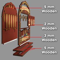 Custom Wizard Academy Book Tracker,Magical Library Book Counter,Reader Gift,Spellbook Shelf Decor, Bookish Gift, Fantasy Book Lover Ornament