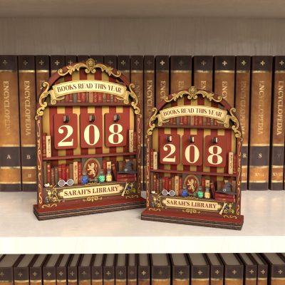 Custom Wizard Academy Book Tracker,Magical Library Book Counter,Reader Gift,Spellbook Shelf Decor, Bookish Gift, Fantasy Book Lover Ornament Custom Wizard Academy Book Tracker,Magical Library Book Counter,Reader Gift,Spellbook Shelf Decor, Bookish Gift, Fantasy Book Lover Ornament