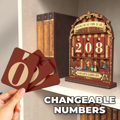 Custom Wizard Academy Book Tracker,Magical Library Book Counter,Reader Gift,Spellbook Shelf Decor, Bookish Gift, Fantasy Book Lover Ornament Custom Wizard Academy Book Tracker,Magical Library Book Counter,Reader Gift,Spellbook Shelf Decor, Bookish Gift, Fantasy Book Lover Ornament
