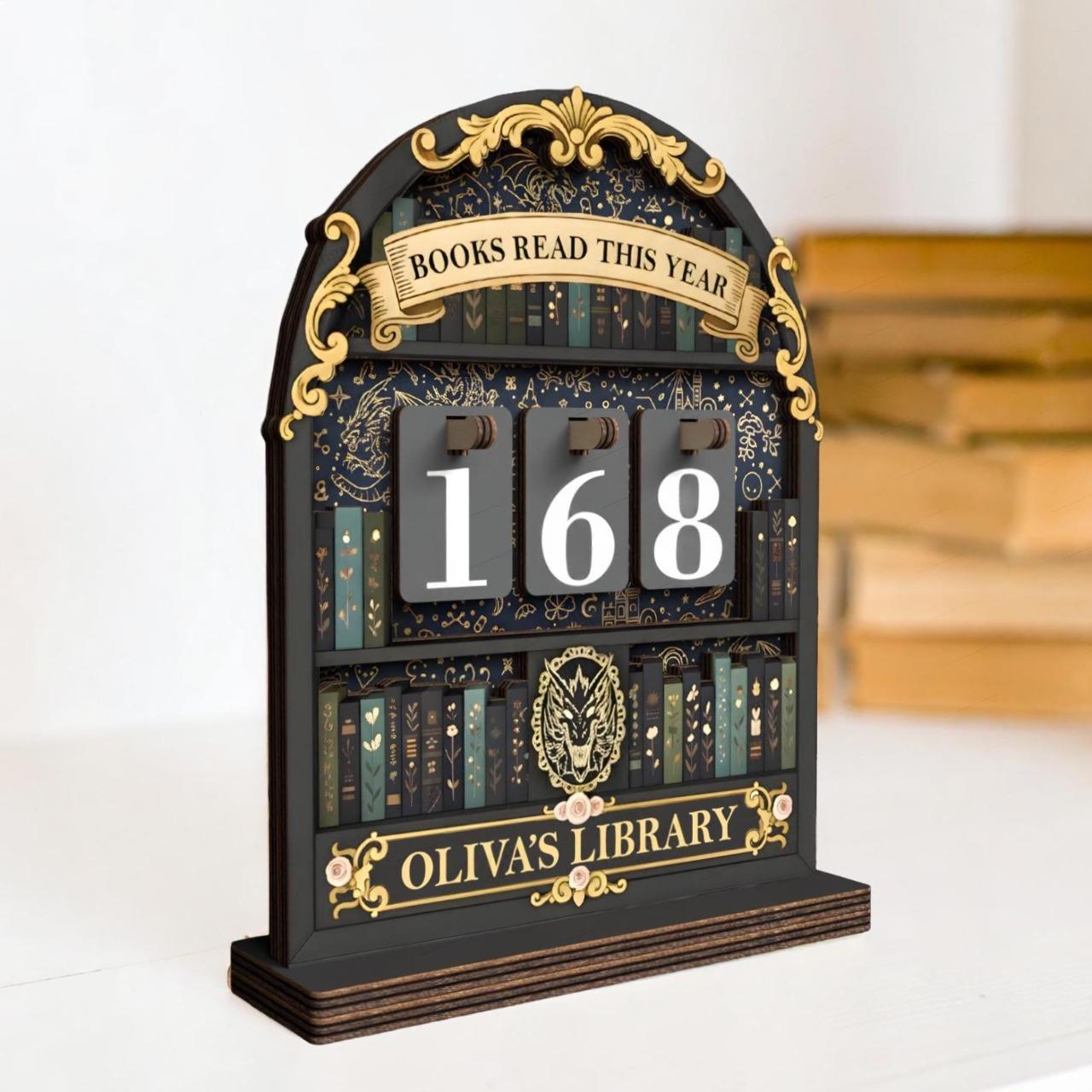 Personalized Vintage Book Lovers Decor, Library decor, Book counter sign, Reading Trackers, Books read year Counter,Reading Tracker Personalized Vintage Book Lovers Decor, Library decor, Book counter sign, Reading Trackers, Books read year Counter,Reading Tracker