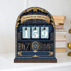 Personalized Vintage Book Lovers Decor, Library decor, Book counter sign, Reading Trackers, Books read year Counter,Reading Tracker