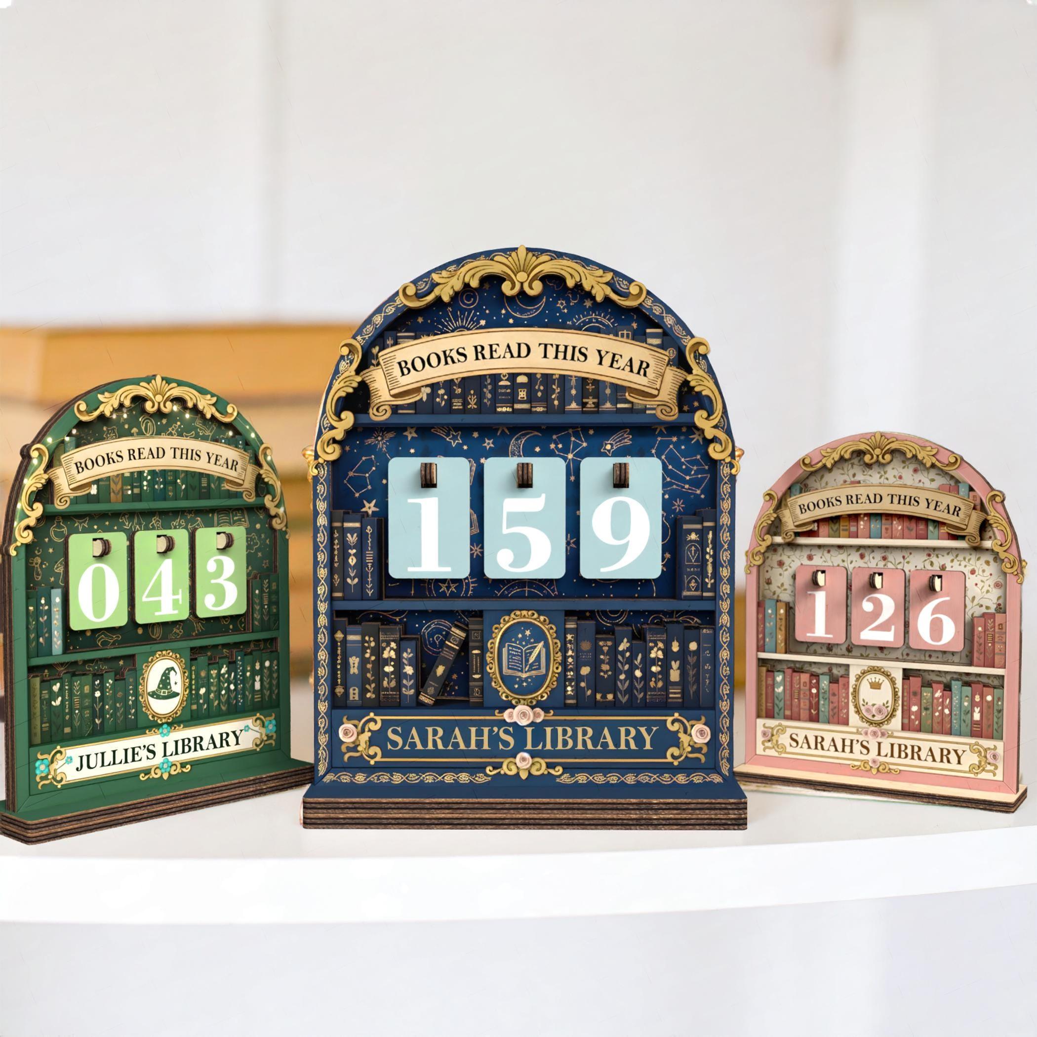 Personalized Vintage Book Lovers Decor, Library decor, Book counter sign, Reading Trackers, Books read year Counter,Reading Tracker Personalized Vintage Book Lovers Decor, Library decor, Book counter sign, Reading Trackers, Books read year Counter,Reading Tracker