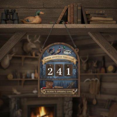 Birds Spotted This Year Tracker, Personalized Birding Log Sign, Bird Watcher Gift, Wooden Bird Count Board, Custom Nature Lover Decor Birds Spotted This Year Tracker, Personalized Birding Log Sign, Bird Watcher Gift, Wooden Bird Count Board, Custom Nature Lover Decor